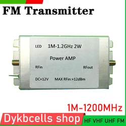 RF Power Amplifier 1-1200MHz 2W FOR RF AMP Ham Radio HF FM VHF UHF FM Transmitter Broadband