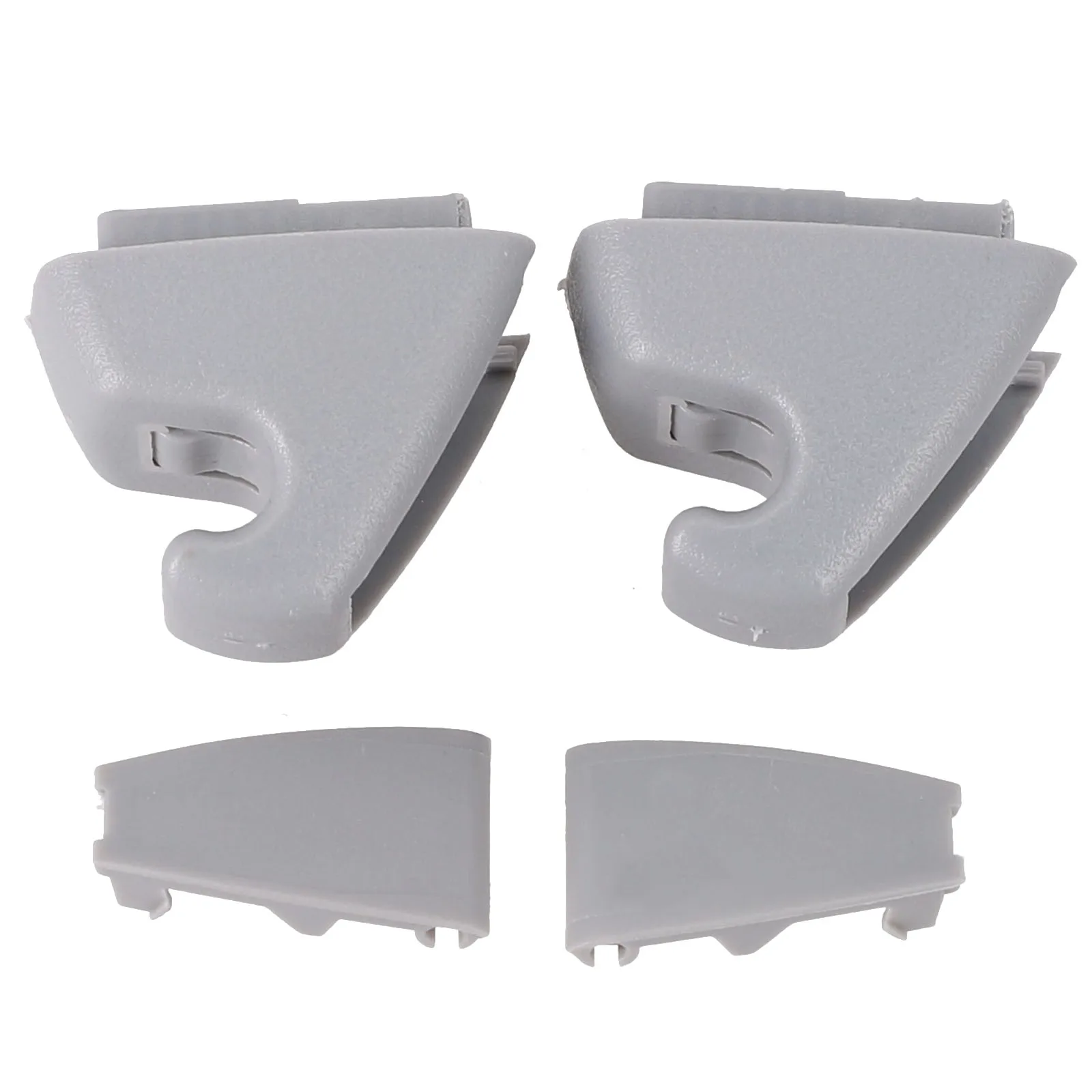 

2x Car Sun Visors Support Clip Gray Sun Retainer Brackets Hook For -Chevrolet- Opel- 95994975 Cruze- Sonic- Spark Replace Part