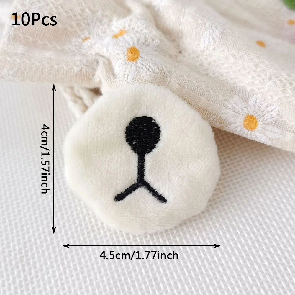 10PC Cloth Art Cute Nose DIY Muppet Nice Bear Clothing Sewing Supplies