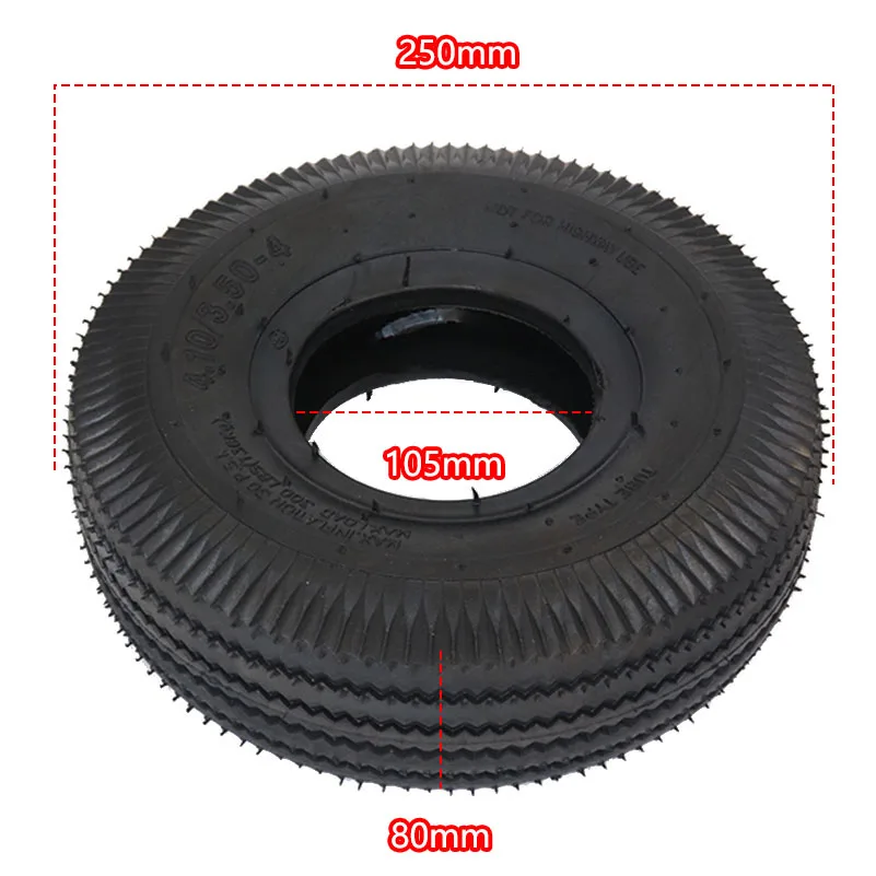10 Inch 4.10/3.50-4 Tires for Wheelchair Electric Scooter Elderly Mobility 410/350-4 3.00-4 4.10-4 Wheel Tire Inner Tube