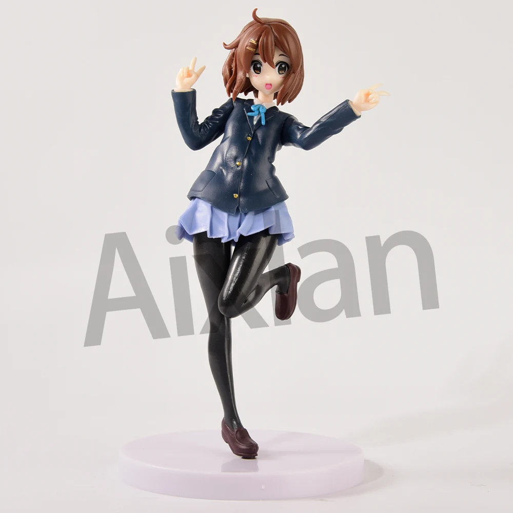 18cm K-ON！Anime Figure Hirasawa Yui PVC Action Figure  Akiyama Mio Nakano Azusa Figurine Collectible Model Toys Kid Gift