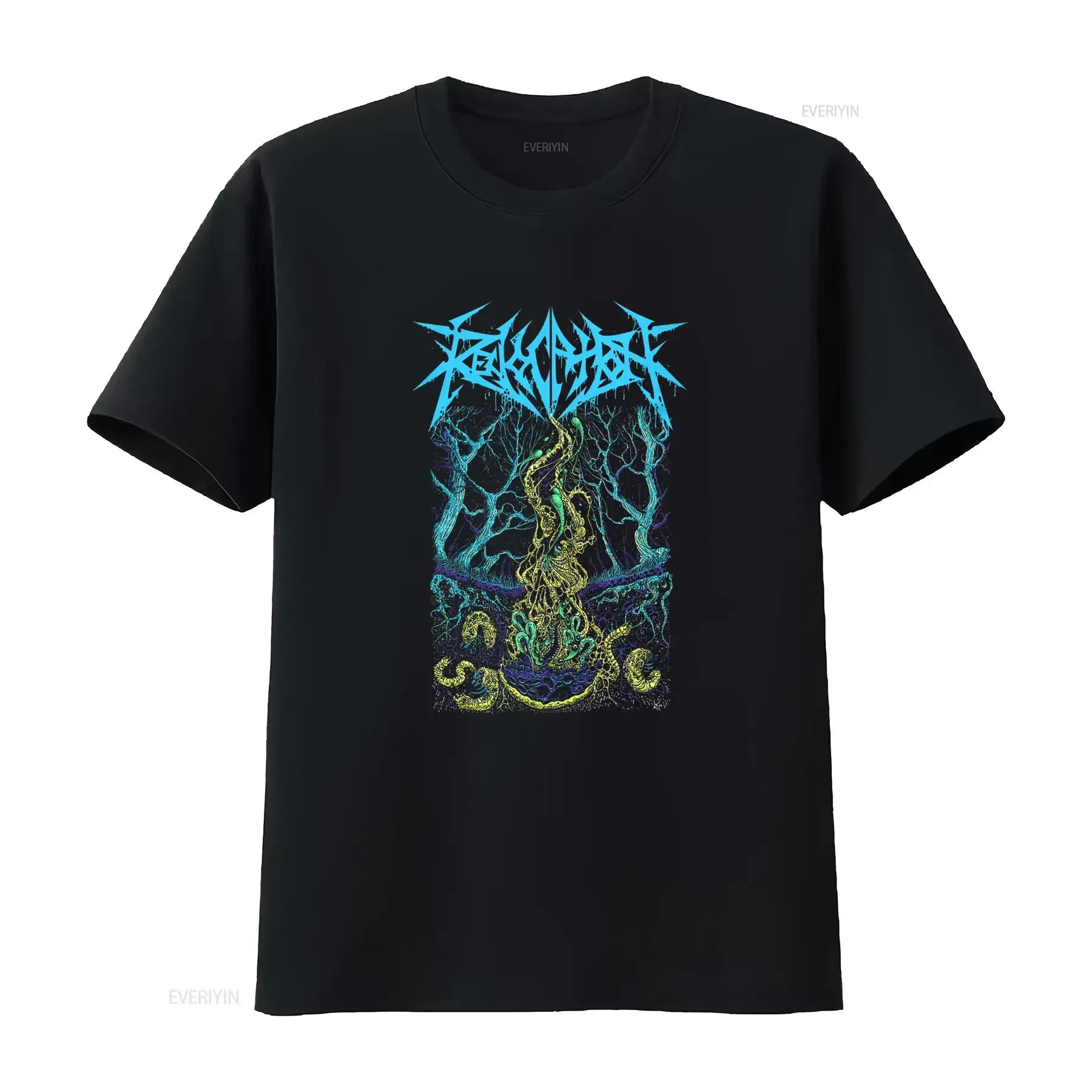 Revocation That Which Consumes All Things T Shirt Dark Fantasy Art Bold Design Perfect for Metal Fans vintage Washed Versatile