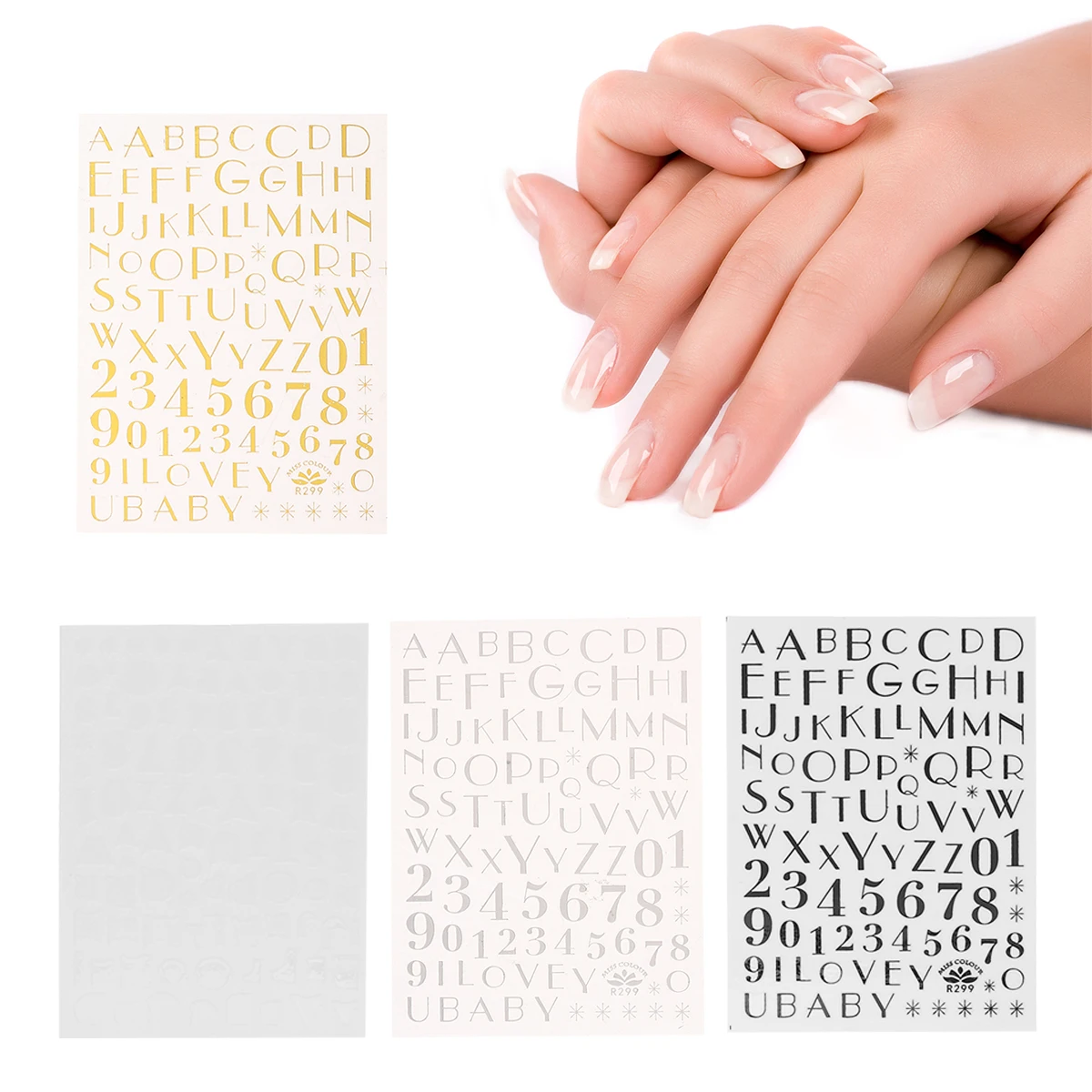 

8Pcs Nail Stickers Fine Workmanship Vivid Patterns Adhesive Nail Art Decals for Christmas Party Carnival Holiday Women DIY