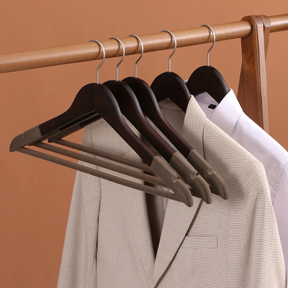 

New Wooden Non-marking Clothes Suppor Good Toughness Not Easy To Break Suitable For Balcony Wet Dry Clothes Hanger Organizadores