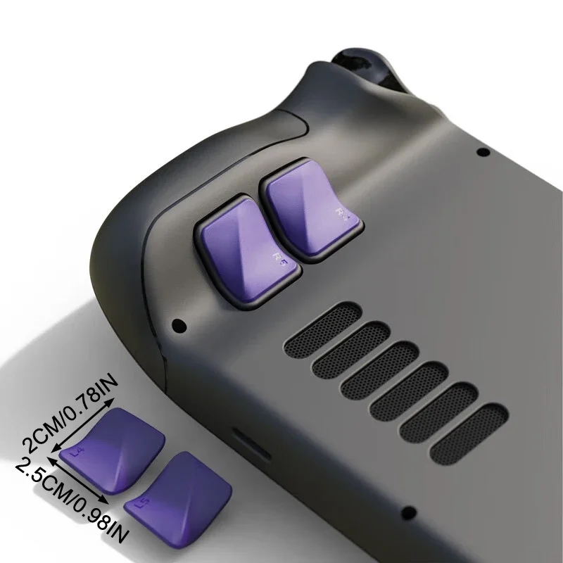 4PCS Back Button Enhancement Set For Steam Deck OLED Games Console Grip Improvement Button Protection Kit For Steam Deck LCD