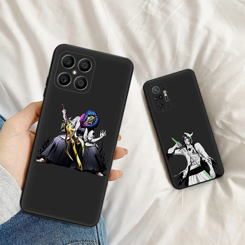 Soft Silicone Phone Case for Honor X7b X9b X6 X9 a X7 X8 b 70 90 Magic5 BLEACH Anime Rukia Huawei P20 P30 Pro P40 P-Smart Cover