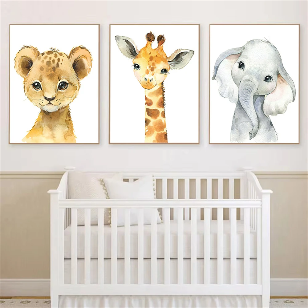 Zestaw dekoracji do pokoju dzi – Baby Nursery Jungle Animals recenzja i cena