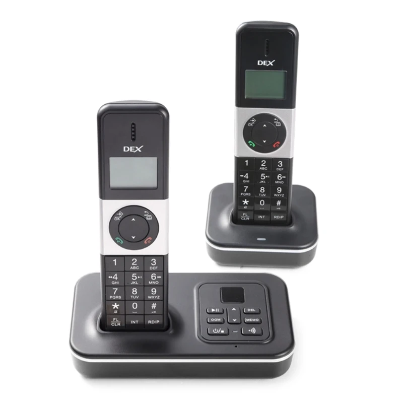 Landline Phones D1002 TAMD Handset Cordless Phone With Answering Machine Caller Waiting Support 16 Languages For Office