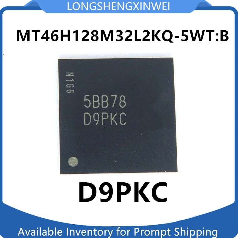 

1PCS New Original MT46H128M32L2KQ-5WT:B Silk Screen D9PKC Package BGA-168 Memory Chip