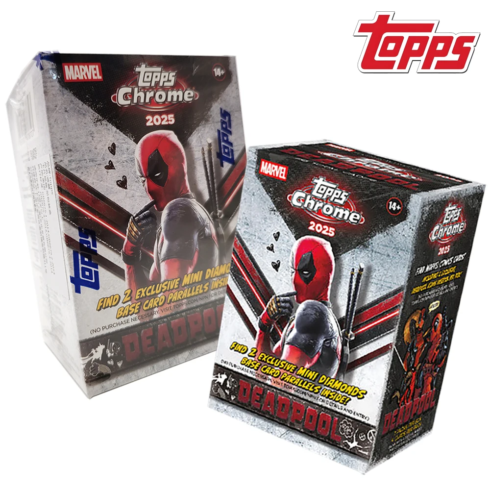 

2025 Topps Chrome Value Original Deadpool High Quality Character Collection Card for Boys and Girls Precious Rare Peripheral Toy