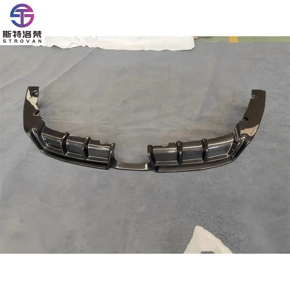 STLF 20-23 for Porsches 911 992 Body Parts GT3 Style Dry Carbon Fiber Rear Lip Surround Modification and Replacement 2