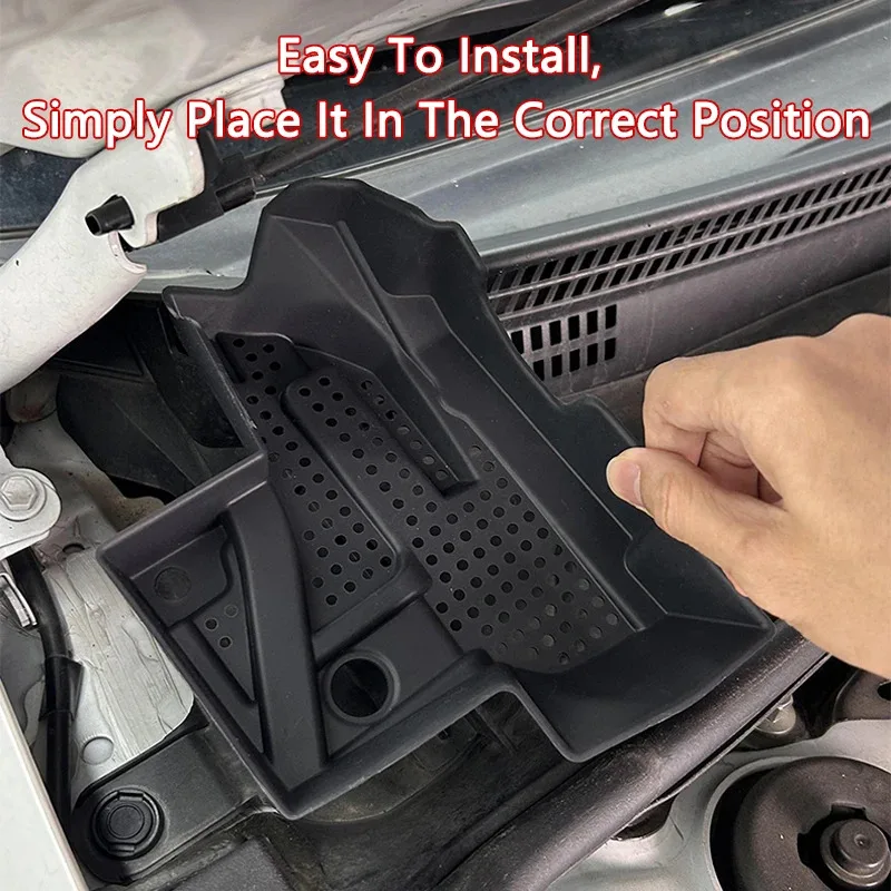 

Защитная крышка фильтра двигателя автомобиля, накладки фильтра отсека двигателя, антиблокировочные, подходят для Toyota Camry 2018-2025 Avalon 2019-2025