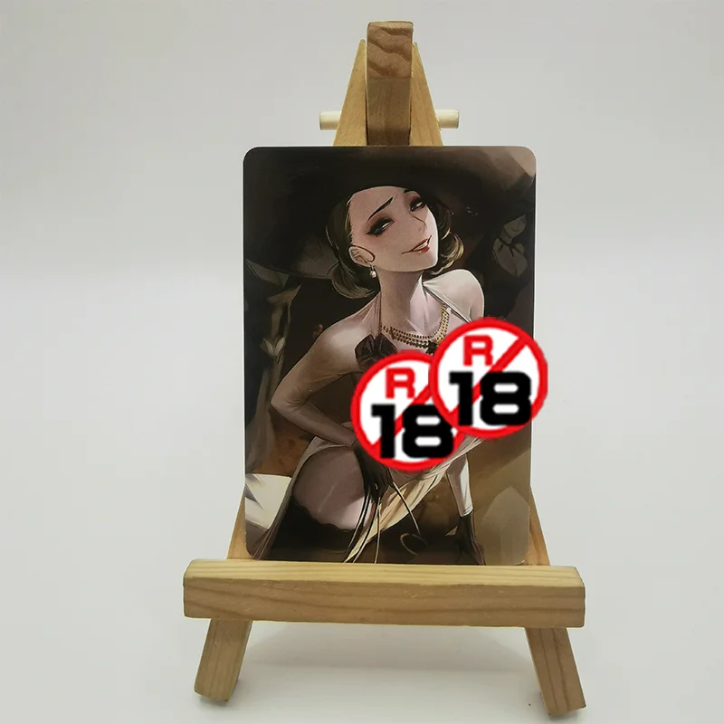 

1PCS/Set Sexy Anime Girl Cards Resident Evil Village Alcina Dimitrescu Bela Cassandra Daniela Game Collection Cards Toy