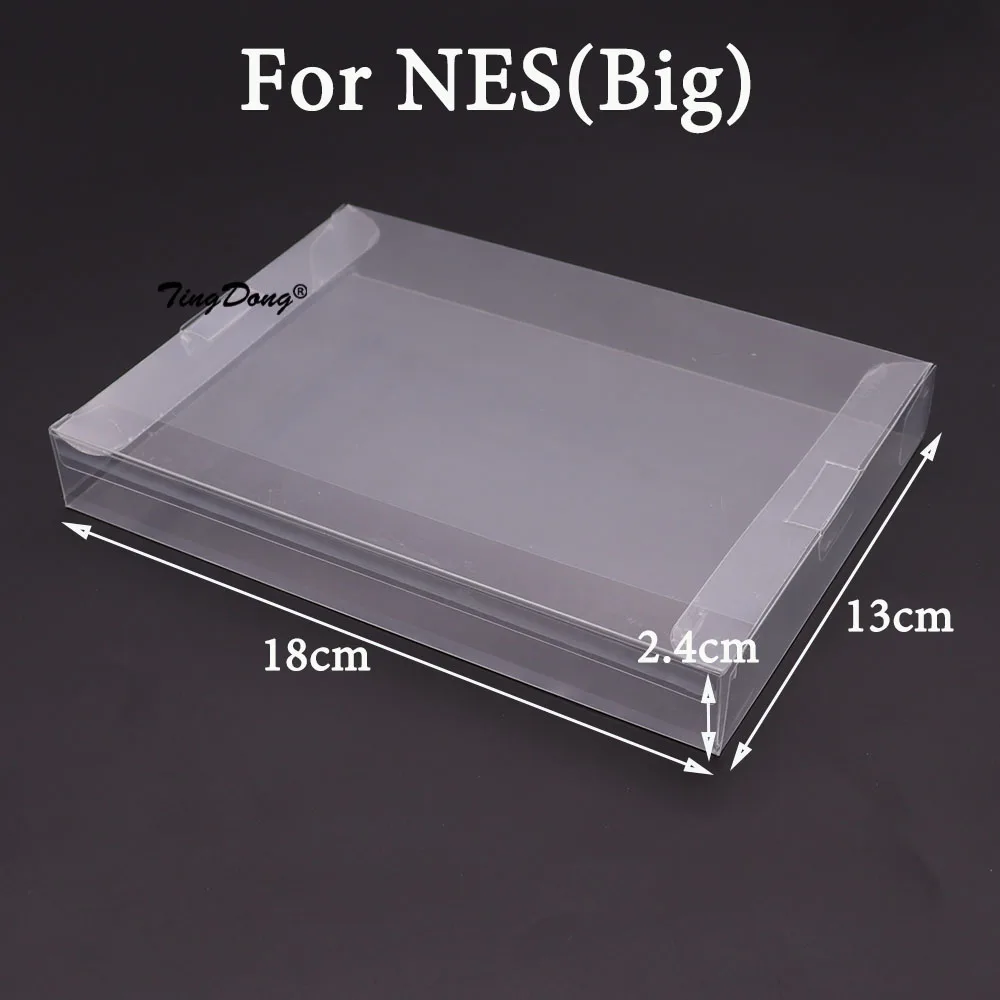 20 stücke transparente Game Box Protector Case CIB-Spiele klares Plastik Haustier für N64 GB GBA GBC NES NES Switch für PS5 PS4 PS3 PS2