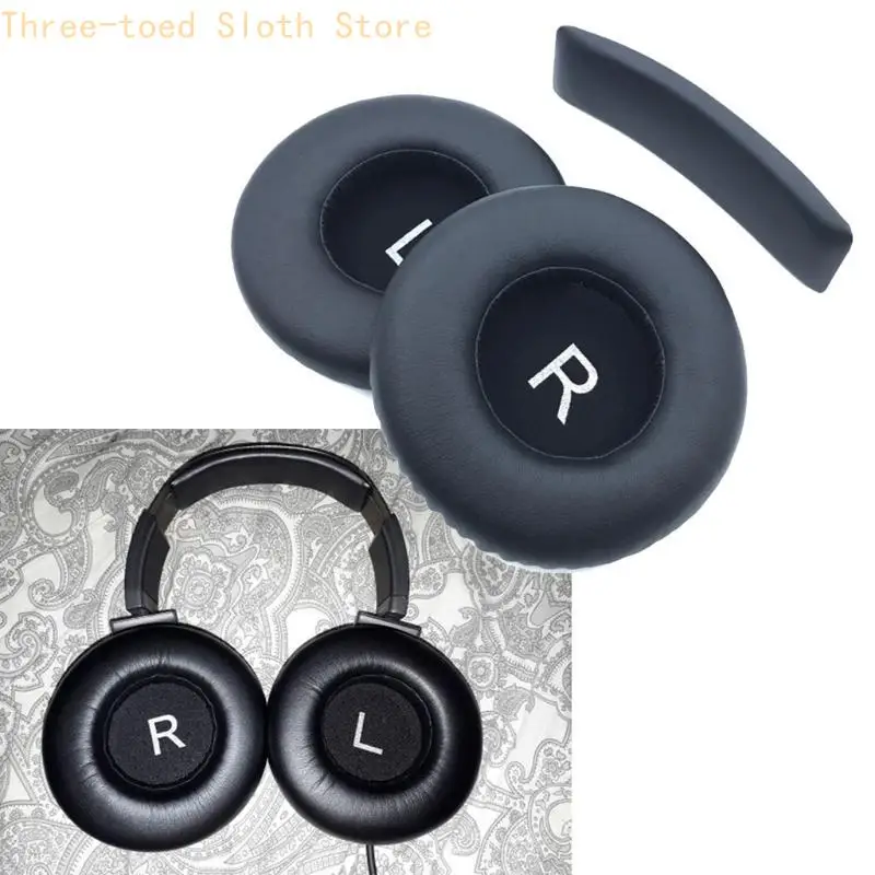 Stirnband für K550 K551 K553 Headset Leder Kissen Kopfhörer Hülse Abdeckung E74A – Detail 4