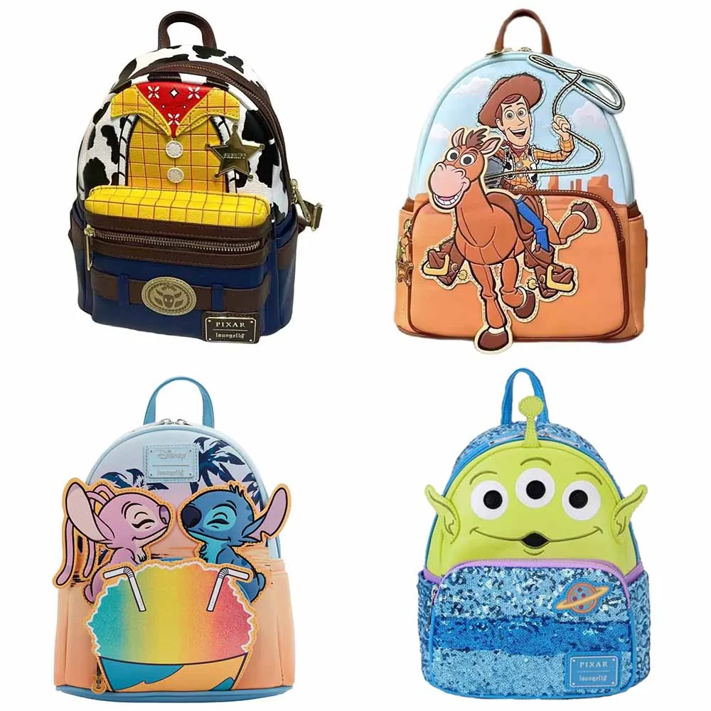 Toy Story Woody Bullseye Student Backpack Children Backpack Shoulder Bag Purse Convenient Backpack Girl's Gifts