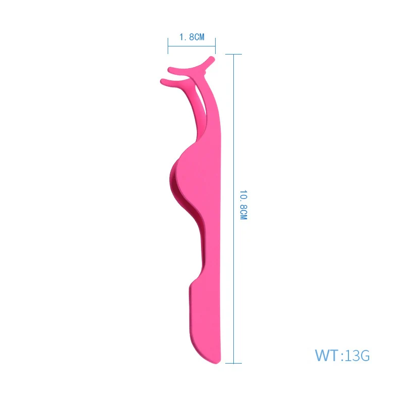 1Pc pinzette per ciglia finte applicatore per ciglia finte strumenti per il trucco bigodino ausiliario ciglia di visone strumenti professionali per pinzette