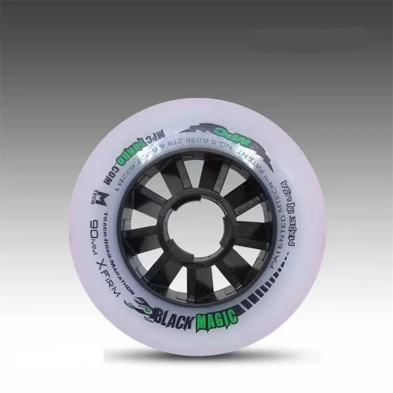 Original mpc black magic xxfirm 110mm 100mm 90mm 80mm xfirm 110 100 90 80 rodas de velocidade em linha pneus rolo corrida profissional 8 peças