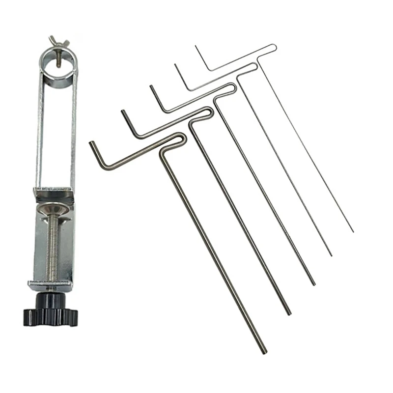 

2025 New Stainless Steel Wire Winding Rod Set Stainless Steel Wire Coiler C Shaped Spring Making Tools For Handmade Rope Crafts