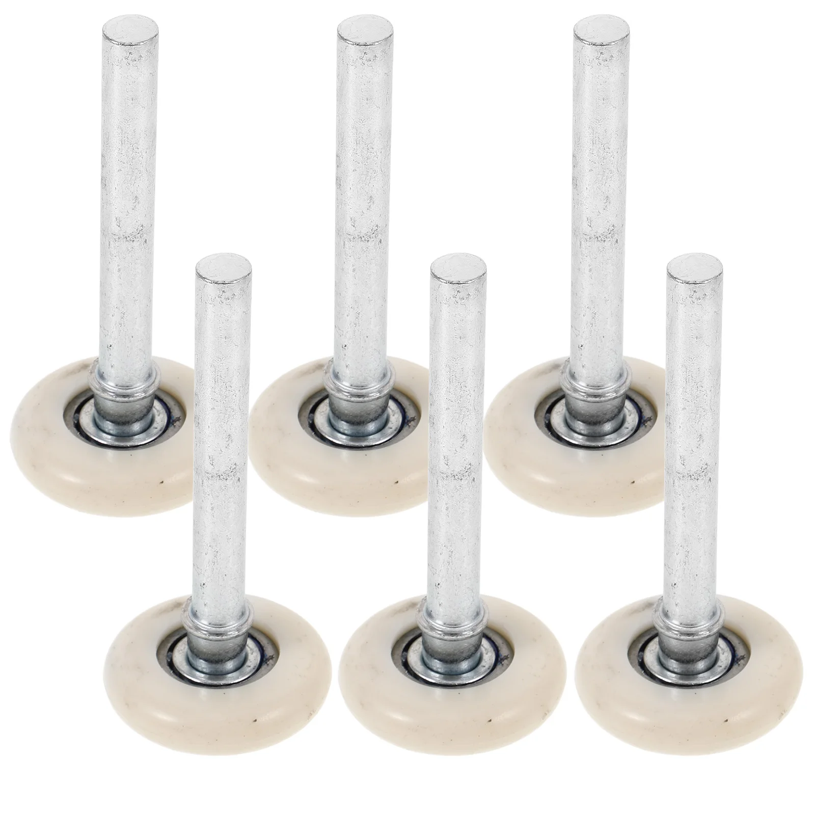 

6pcs Garage Door Rollers Nylon Smooth Replacement Wheels for Doors Hardware Accessories Quiet Stable Performance