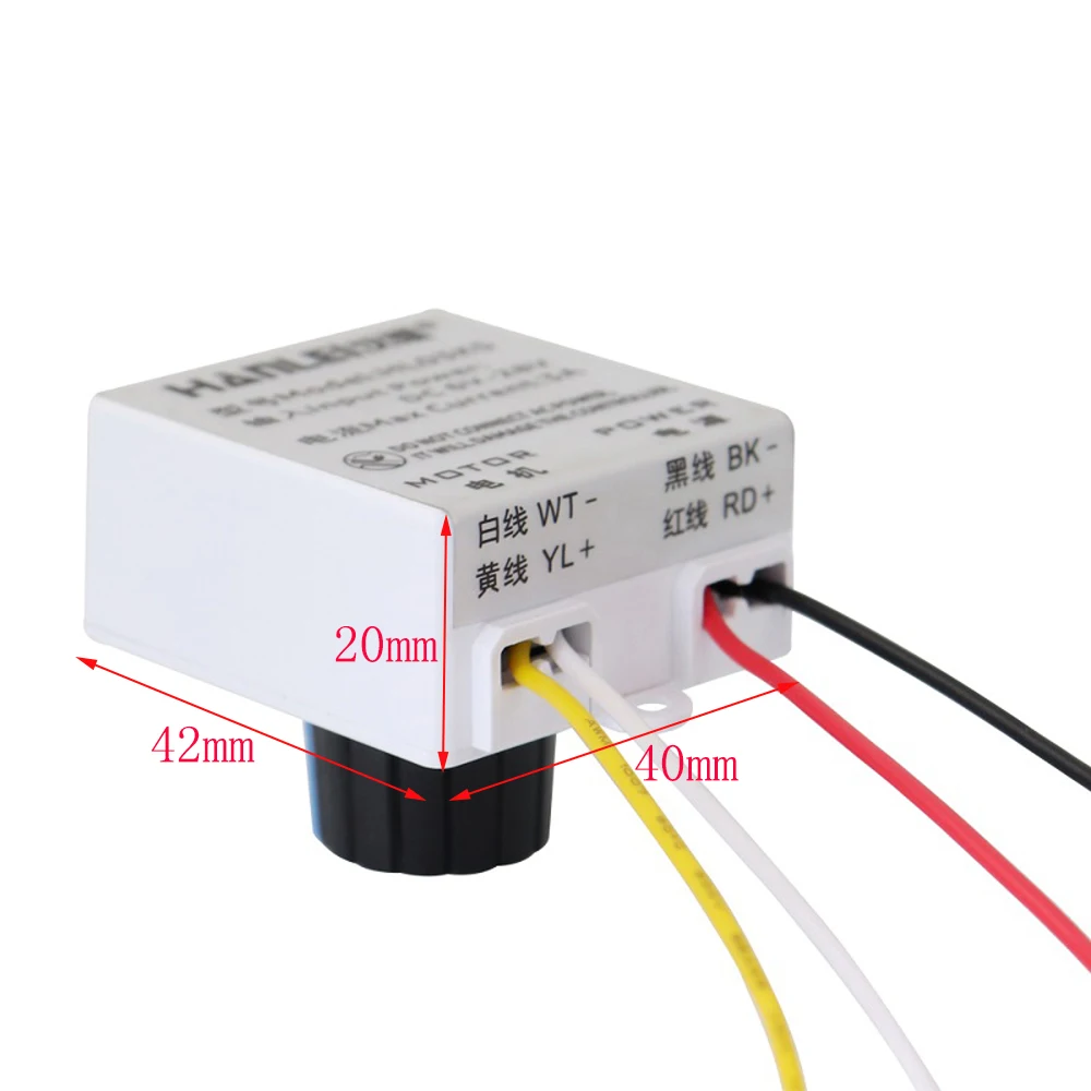 6V 12V 24V DC Motor Speed Controller 3A Dimming Thermostat Regulator Speed Reduction Motor Stepless Governor Controller Switch