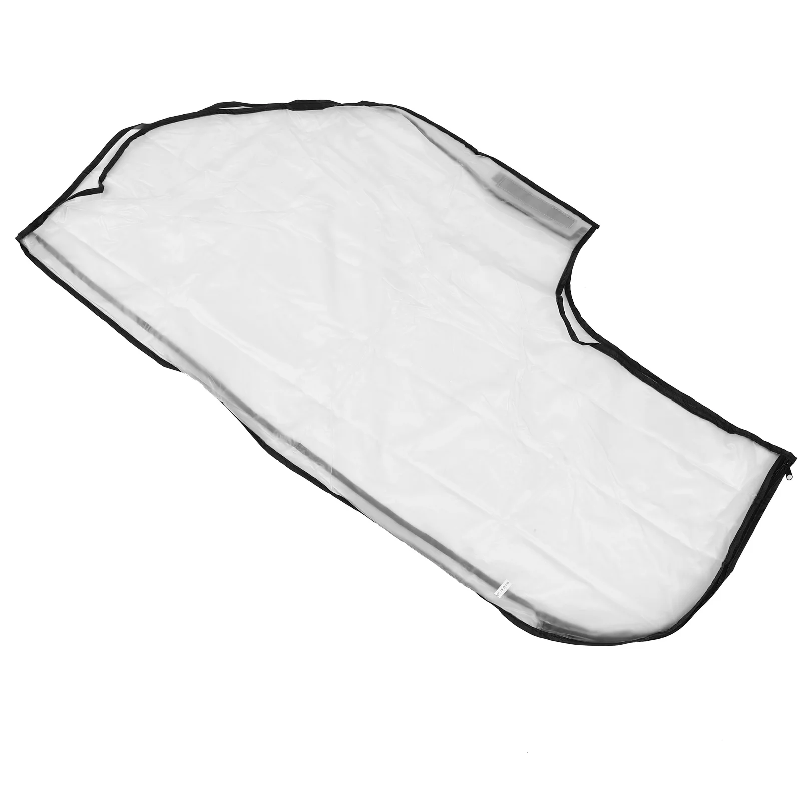 غطاء مطر شفاف لحقيبة الجولف، غطاء واقٍ مقاوم للماء مع سحاب قابل للطي لتخزين الأمتعة والسفر في الهواء الطلق