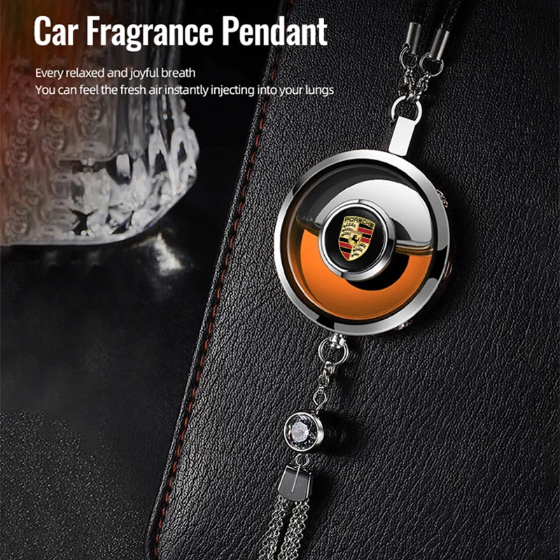 Car Perfume Pendant Air  Freshener Scent Hanging Diffuser For Porsche Panamera Taycan 911 718 Macan Cayenne Boxster Cayman 918