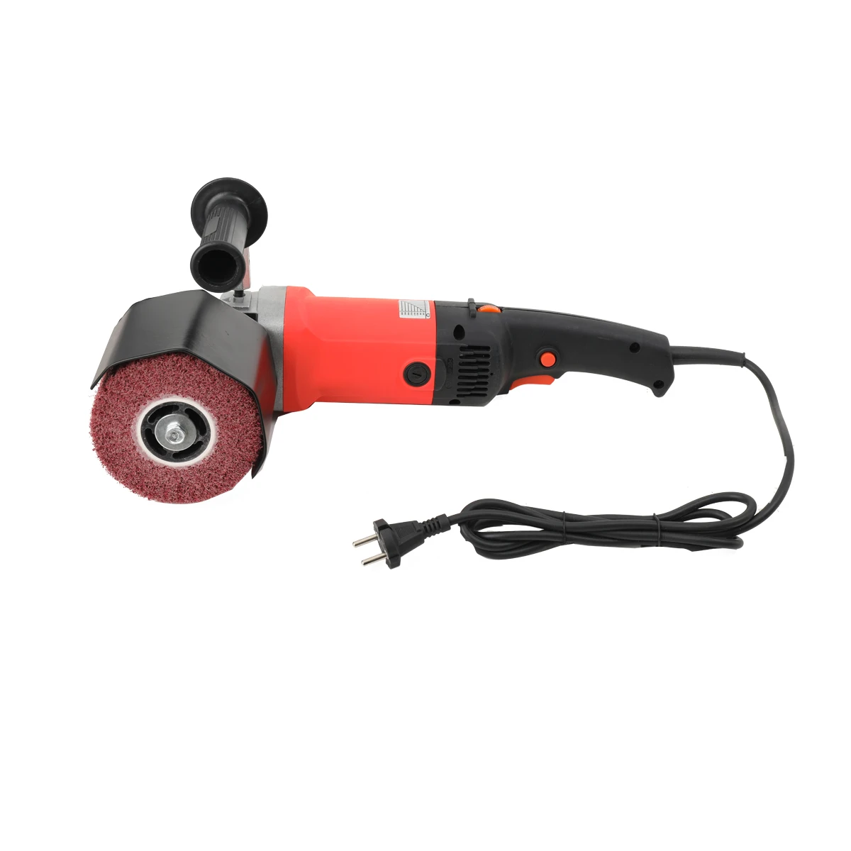 Poliermaschine Satin-Finishing-Maschine 1400W 220V Doppelgangschaltung Metall Tragbare Drahtziehmaschine Einstellbare Geschwindigkeit Rollenpoliermaschine