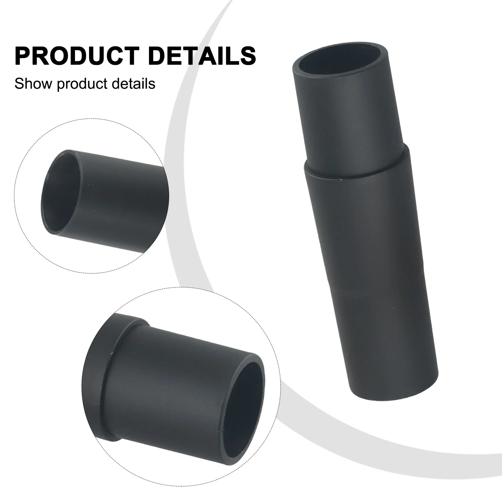 Hose 32mm To 32mm 35mm Black Brush Nozzle Connector Replacement Adapters Vacuum Cleaner Suitable Supply Parts Useful