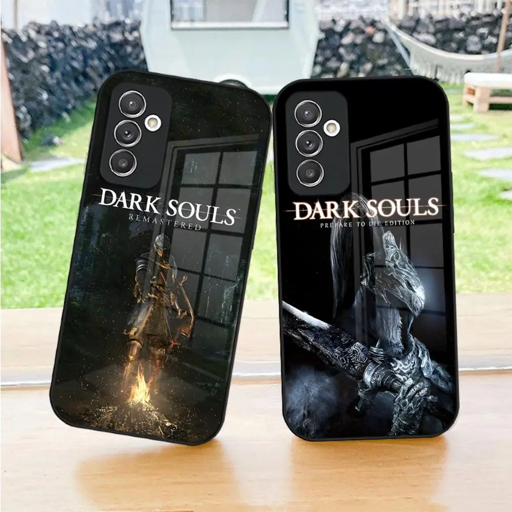 جراب هاتف لألعاب الفيديو D-Dark S-ssos ، غطاء زجاجي لـ S24 Ultra S23 Fe S22 S20 S21 Plus Galaxy A54 A34 A24 A53 Note 20 #1