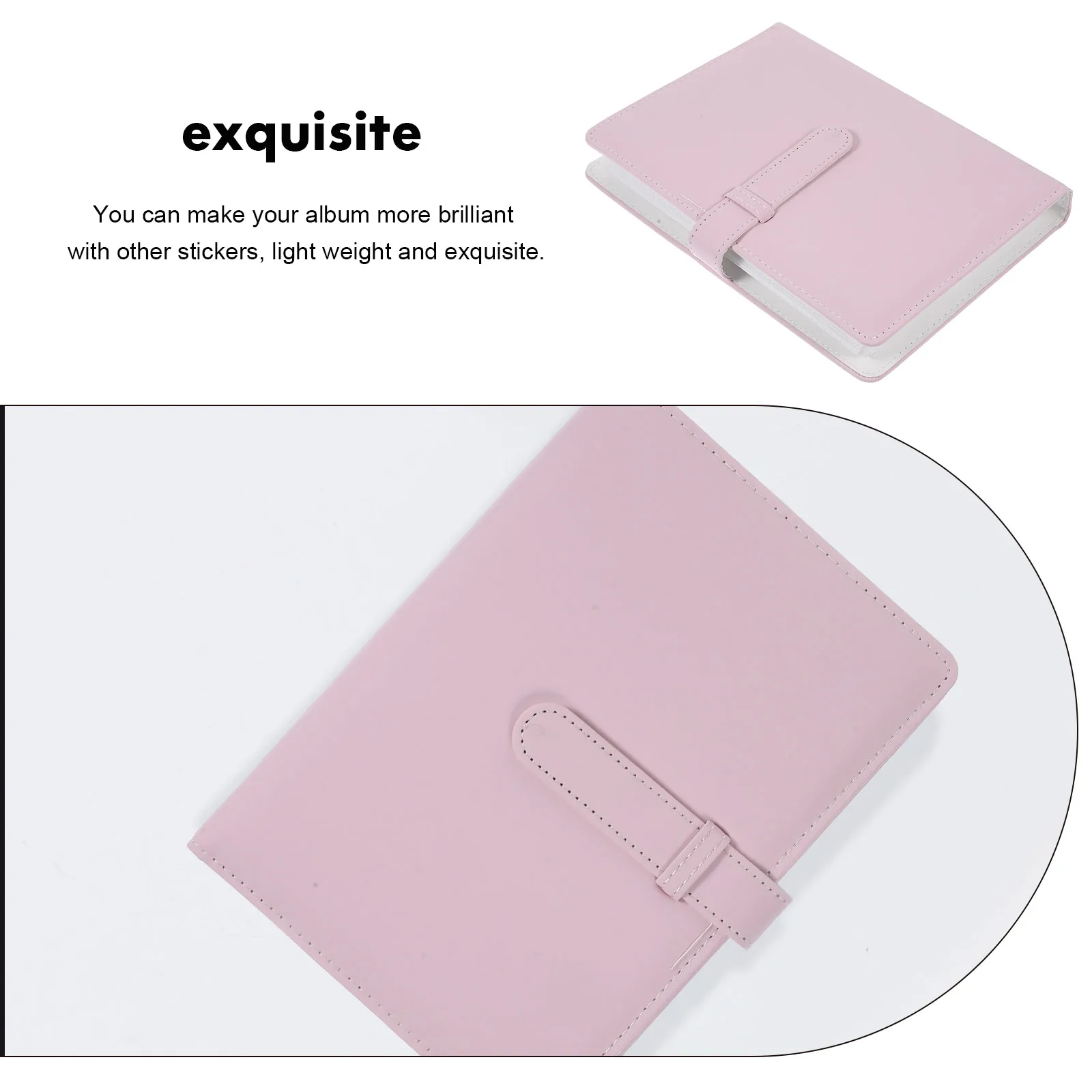

Pu Small Picture For Home Gift Reliable Picture Storage Simple Scrapbook Album Photo Book For Birthday Wedding Gift