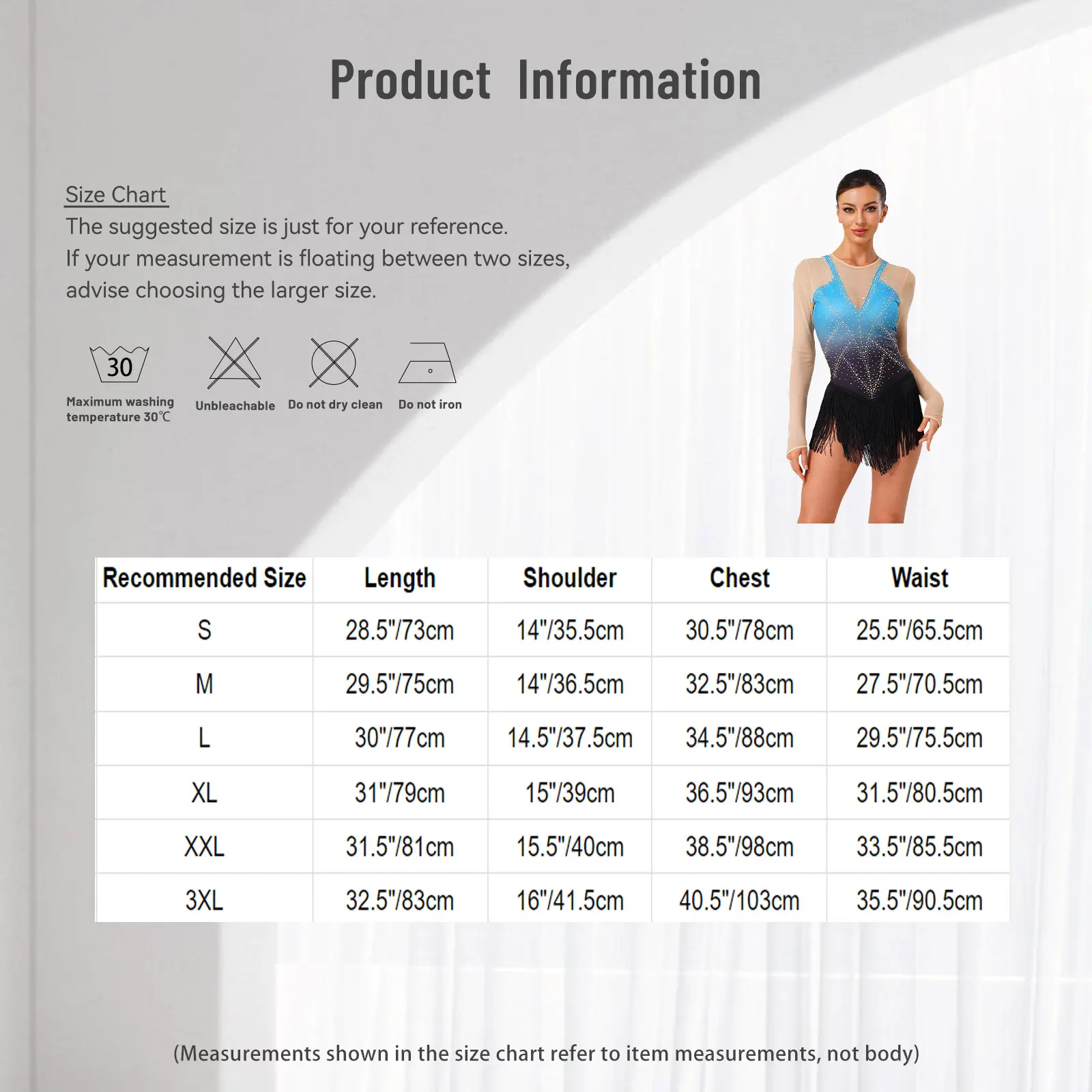 レディース叙情的なダンスレオタードドレスキラキララインストーンメッシュタッセルフリンジワンピースボディスーツフィギュアスケート体操ラテン