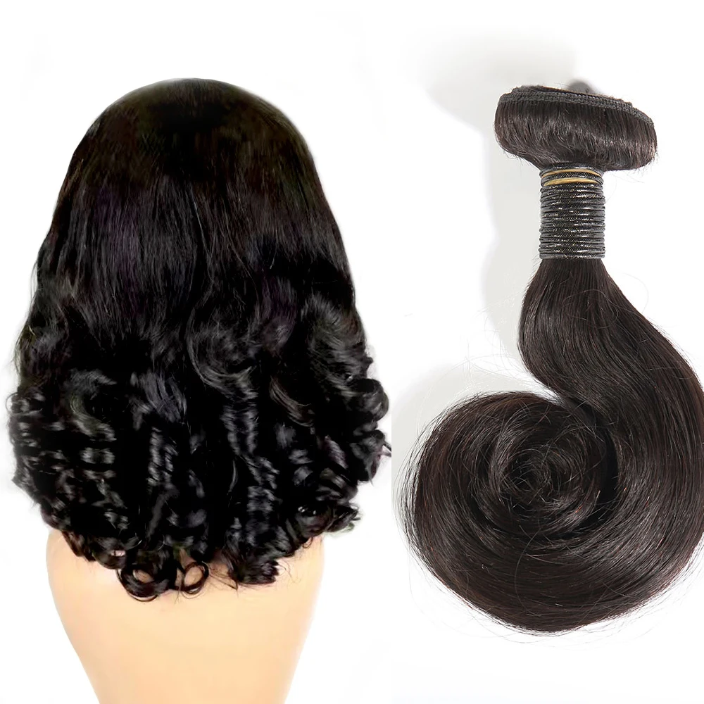 Gelukzaligheid Haar Losse Golf Bundels Menselijk Haar Magische Krul 3 Bundels Romeinse Scroll Braziliaanse Haar Weven Bundels Remy Hair Extension