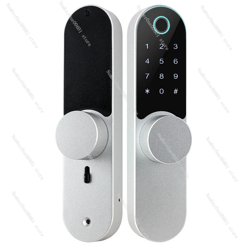 

Wooden door fingerprint lock Bedroom door Ball office Smart home Electronic induction password lock