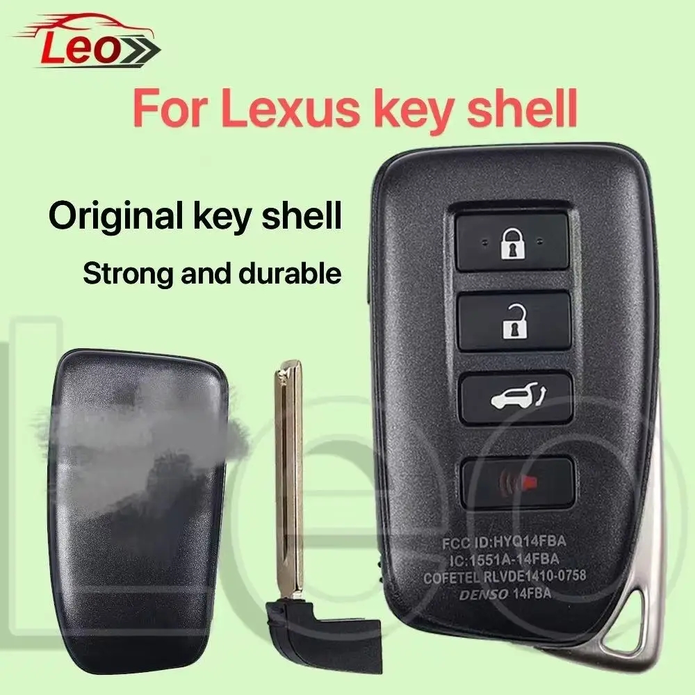 Leo FCCID:HYQ14FBA Car Smart Remote Key Shell with Lg For Lexus RX300 RX350 RX450H RX500 LS500H LX570  NX200t NX300 NX300h 2015+