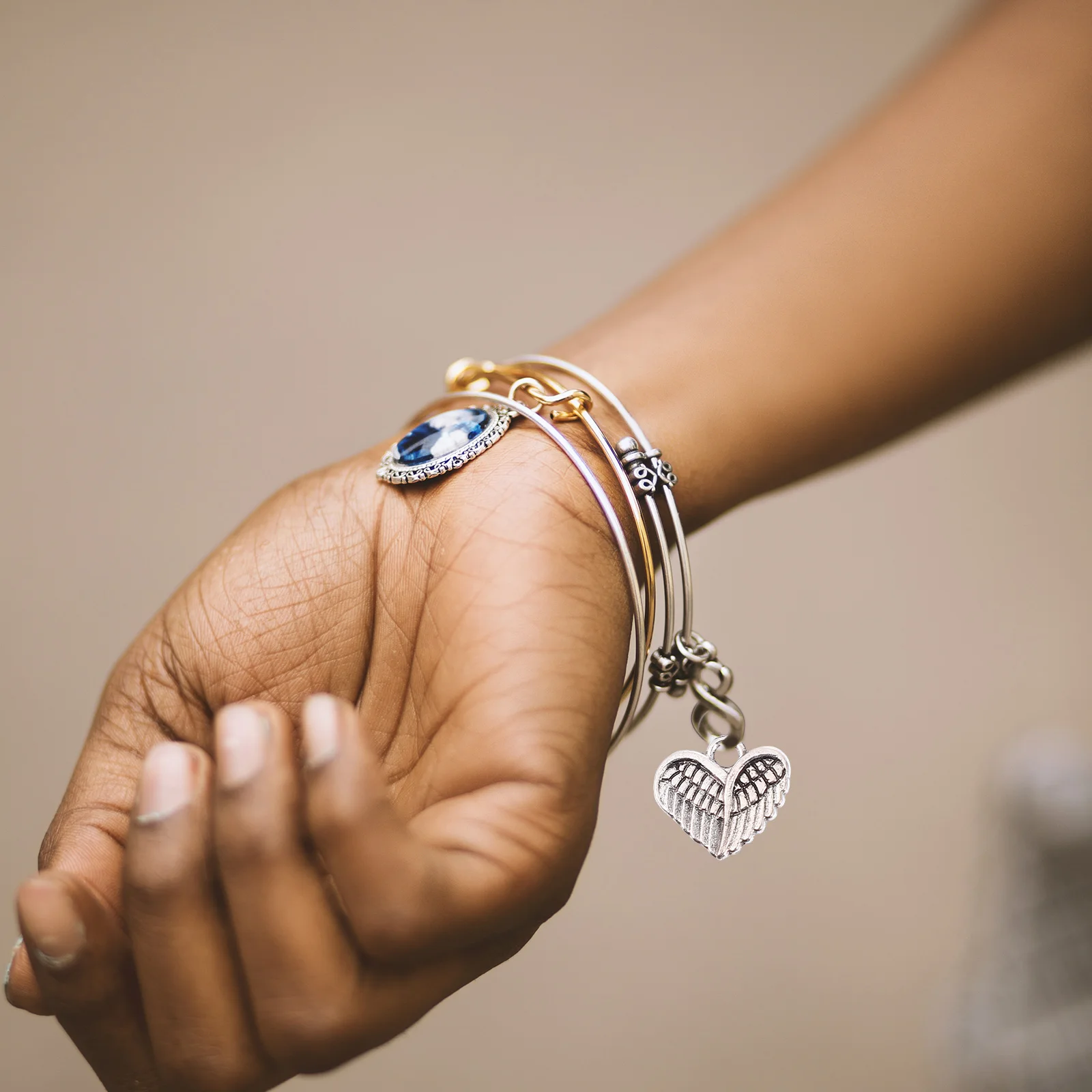 

60 шт., подвески в форме сердца, сплав, сделай сам, изготовление ювелирных изделий, подвески, крылья ангела, украшения, браслеты, брелки, подвеска в виде крыльев «сделай сам»