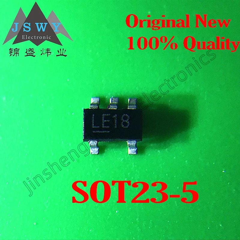 50PCS MIC5207-1.8YM5 silkscreen LE18 MIC5207-3.3YM5 LE33 SMD SOT23-5 voltage regulator chip IC 100% stock Free Shipping Electron