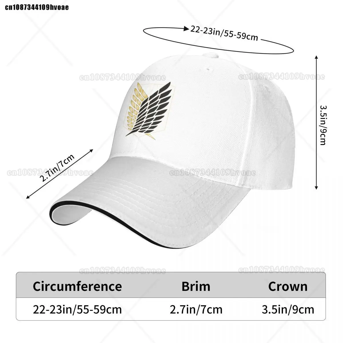 Shingeki No Kyojin Attack On Titan topi bisbol pria wanita topi matahari Hip-Hop topi Anime topi Snapback sejuk topi musim dingin