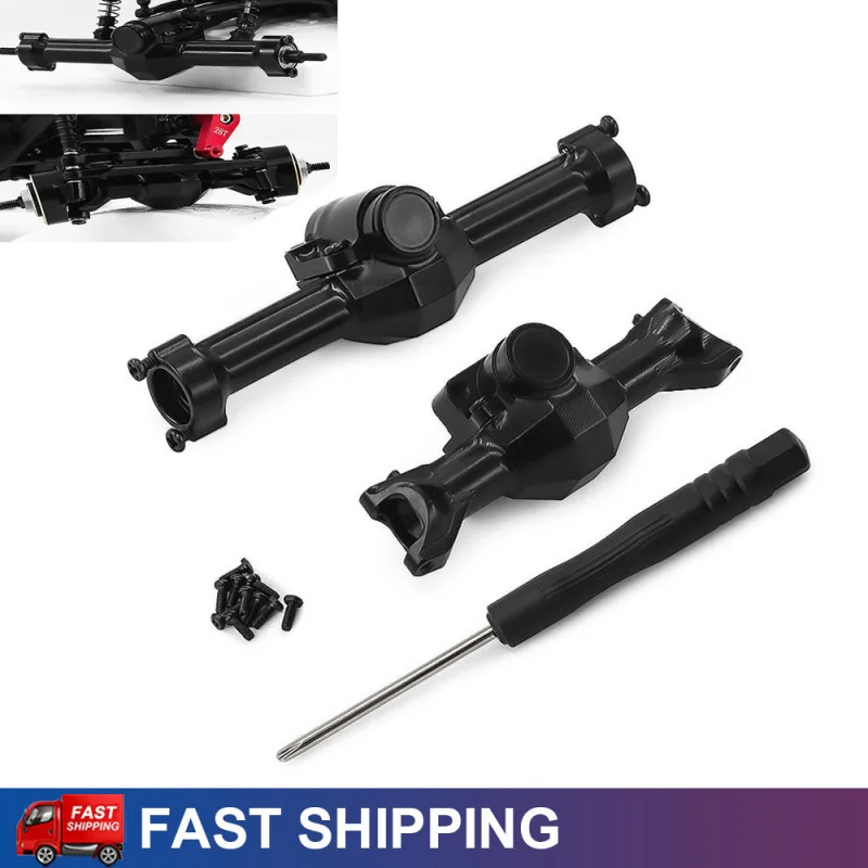 Brass Front & Rear Integrated Portal Axle for 1/30 Axial SCX30 Ford Bronco Jeep Wrangler K10 RC Cralwer Upgrade Patrs