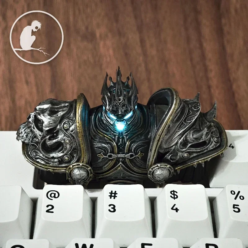 Warcraft Theme Key Caps Frostmourne Keycaps Handmade Custom Resin Backlit Key Cap MX Switch Mechanical Keyboard PC Accessories