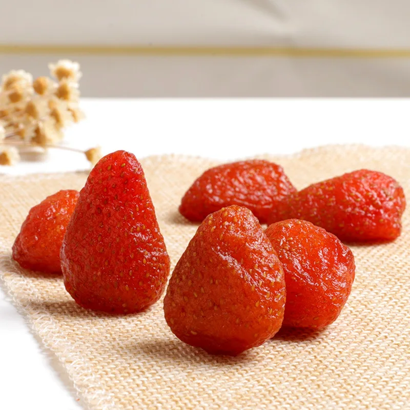 100g/200g/500g High Quality Natural Organic Strawberry Simulation Food Fruits Cake Wedding Decoration