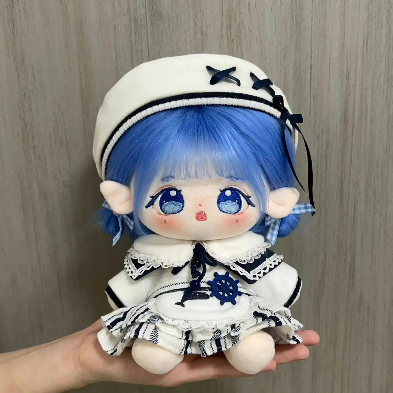 New 20cm Cute Cotton Dolls Without Attributes Klein Fried Girls With Skeleton Star Dolls Kawaii Plush Doll Collect Birthday Gift