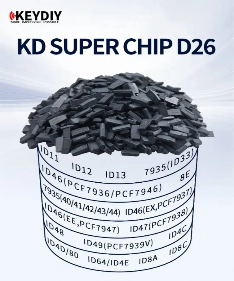 5/10/20pcs KEYDIY KD Super Chip Blank Copia Clone Transponder Chip Speciale Per KD-X2/KD-MAX/Tango Programmatore Chiave