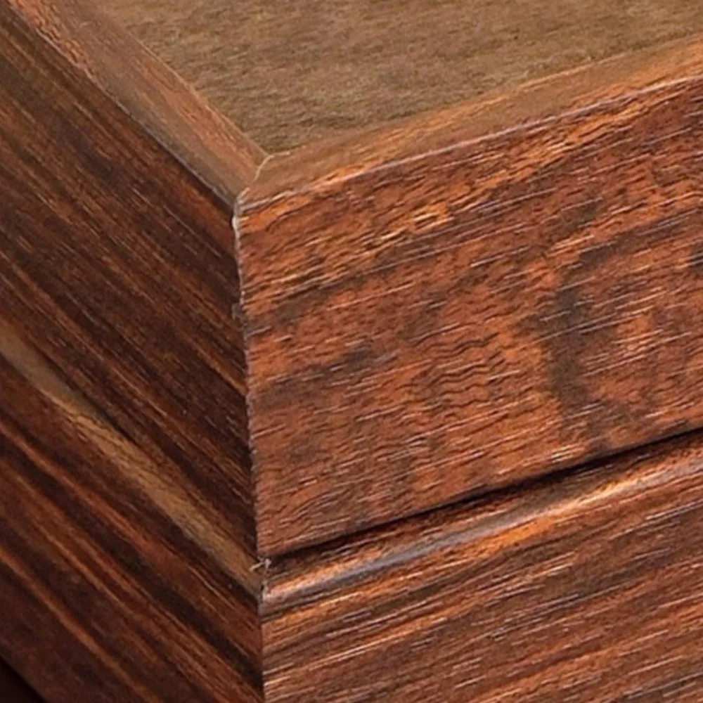 

Креативная деревянная коробка для салфеток в стиле ретро, декоративная стойка для салфеток из натурального зерна, элегантная квадратная коробка для хранения салфеток, офисная коробка