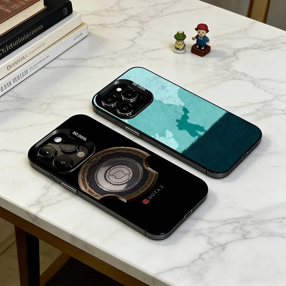 

G-Game Dota 2 Phone Case For iPhone 17,16,15,14,13,12,11 Plus,Pro Max,XS,Colorful Silver Phone case Funda Cover