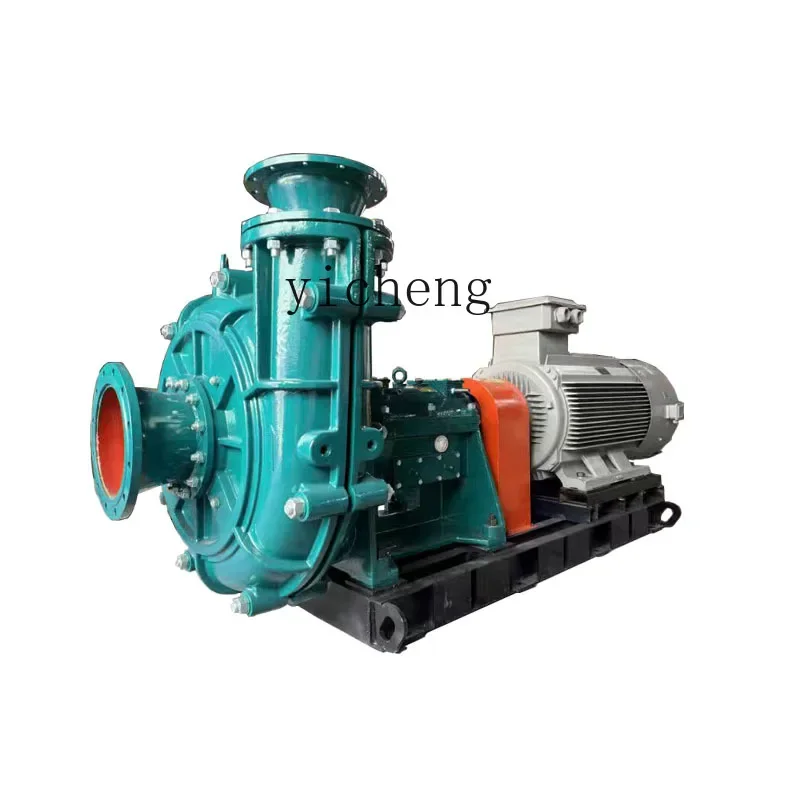 TQH horizontal slurry pump high chromium alloy wear resistance strength high lift 10 inch large industrial mining sand pump