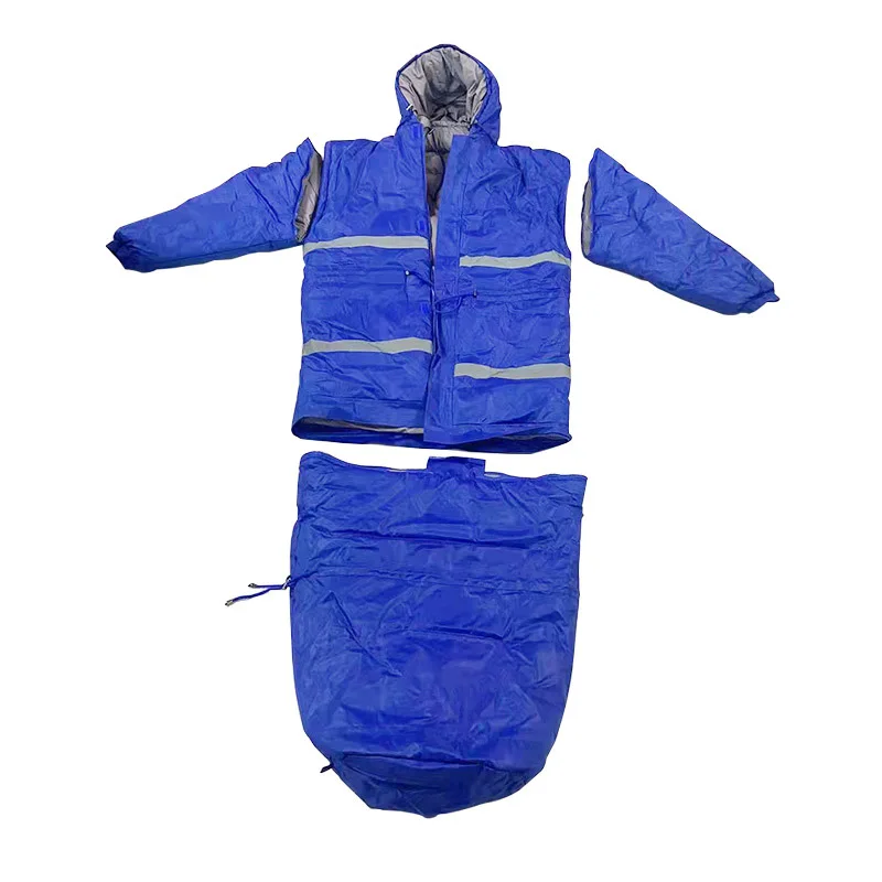 

Multi-purpose Sleeping Bag Detachable Plush Thick Sleeping Bag Moisture-proof Portable Cotton Coat