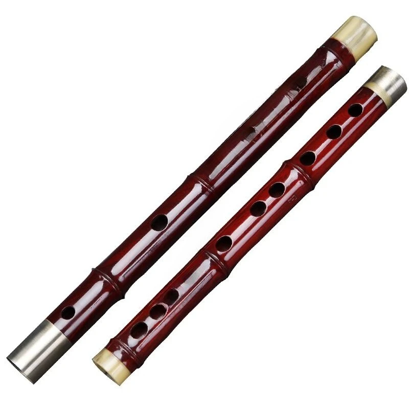 

Microphylla red sandalwood identification flute high-end professional flute entry flute small flat B key
