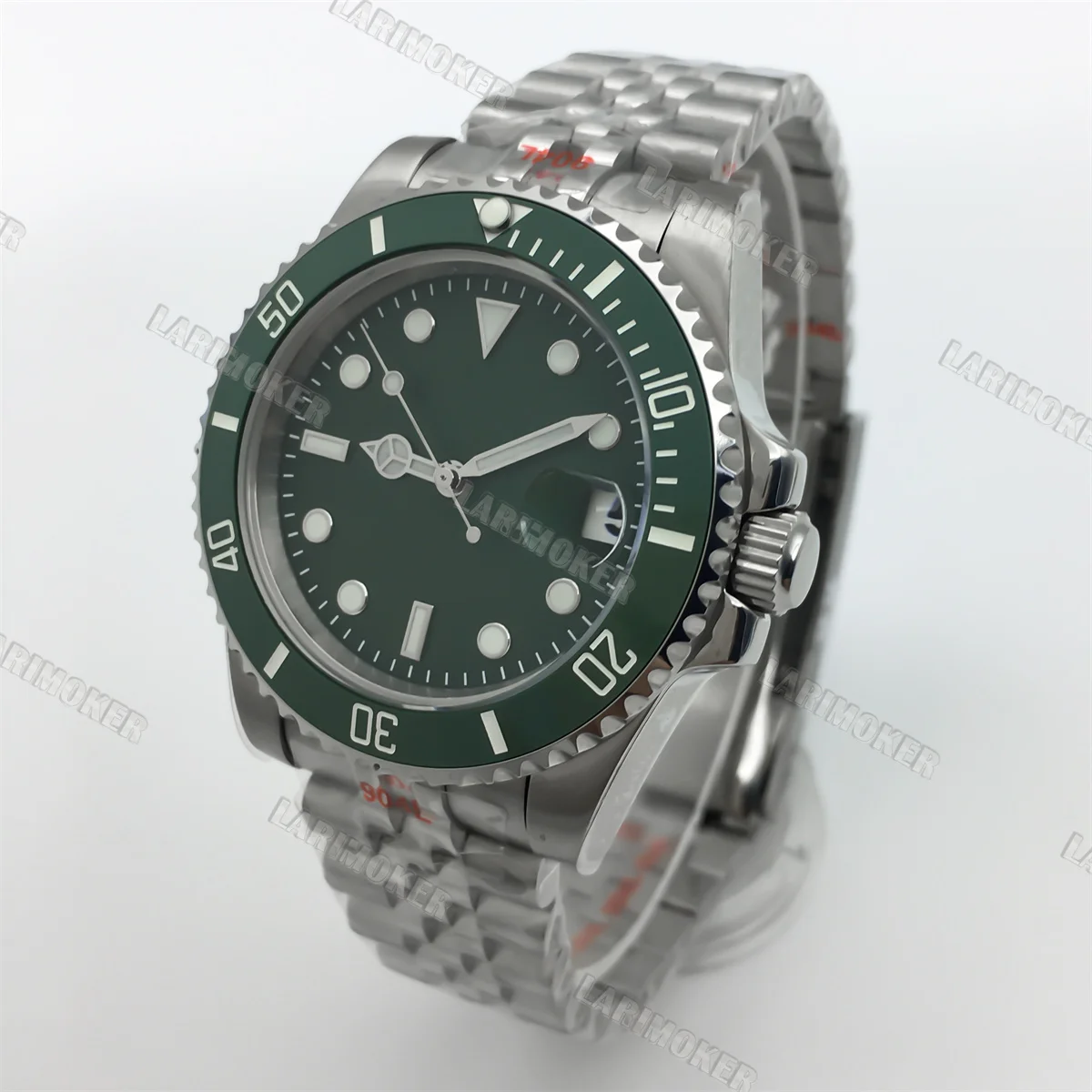 Bliger 40 มม.NH35 Water Ghost นาฬิกาดําน้ําผู้ชายธุรกิจ Sapphire Glass กันน้ํา 10Bar