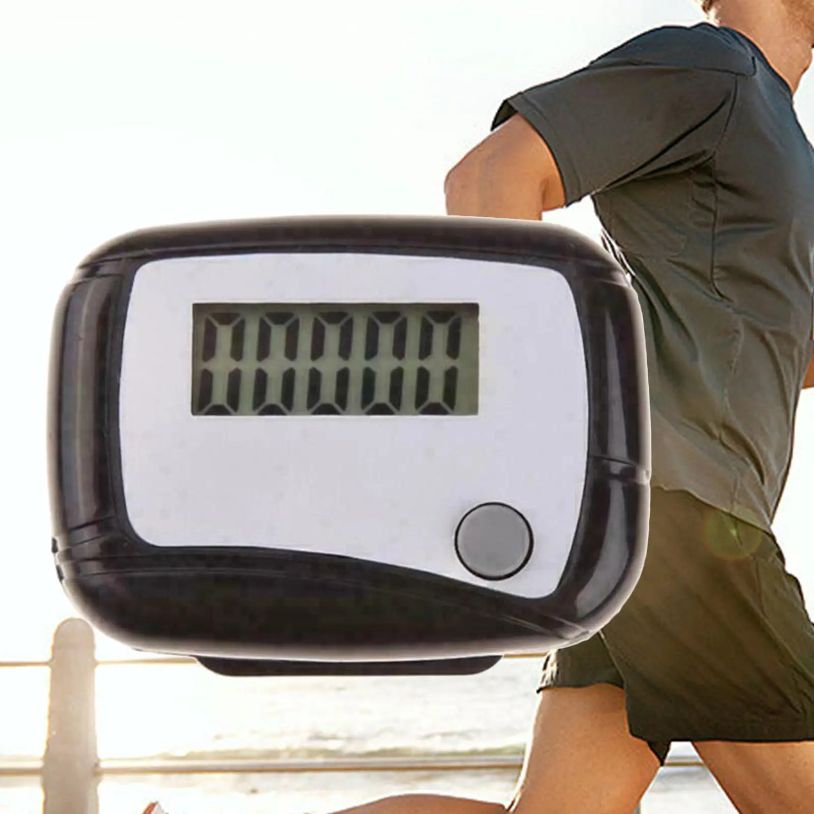 Pedometer Step Walking Tracker with Calorie and Distance Measurement Digital Activity Monitor for Fitness